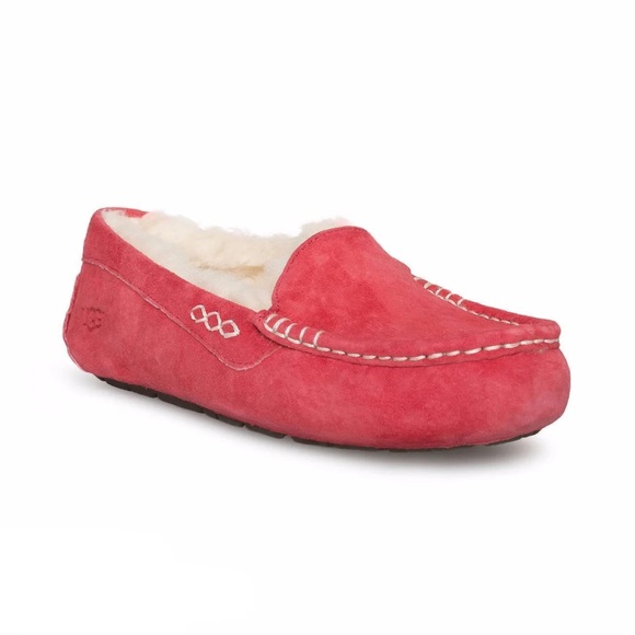 UGG Shoes - UGG Ansley Suede Sheepskin Loafers